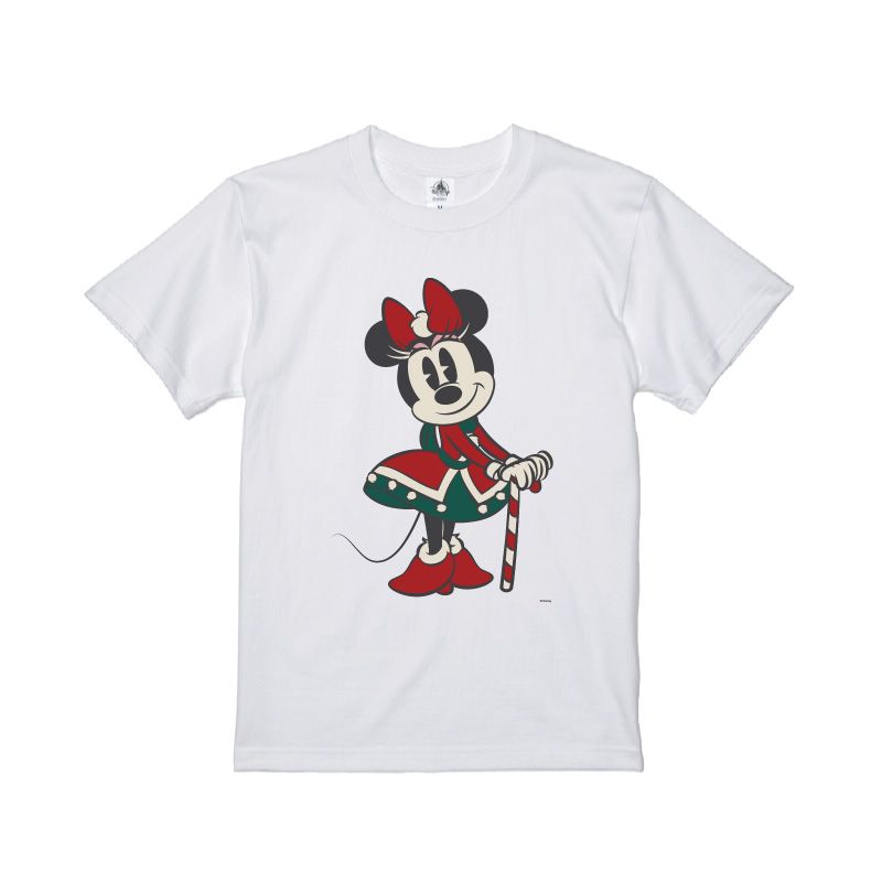 【公式】ディズニーストア.jp | 【D-Made】オーガニックコットンTシャツ ミニー ステッキ クリスマス