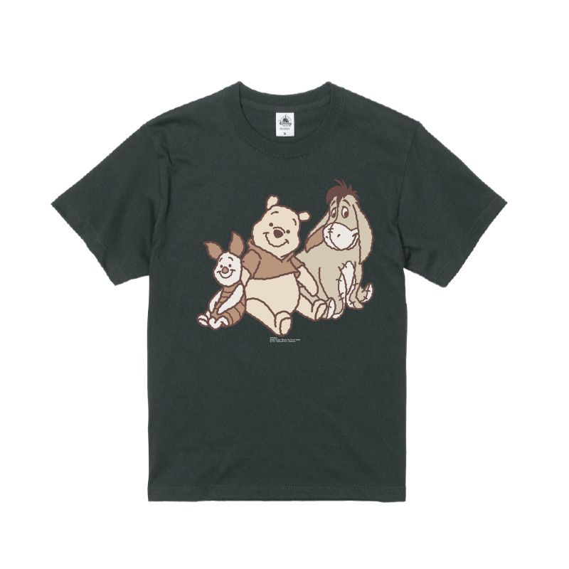 【D-Made】オーガニックコットンTシャツ プーさん&ピグレット&ティガー White Pooh