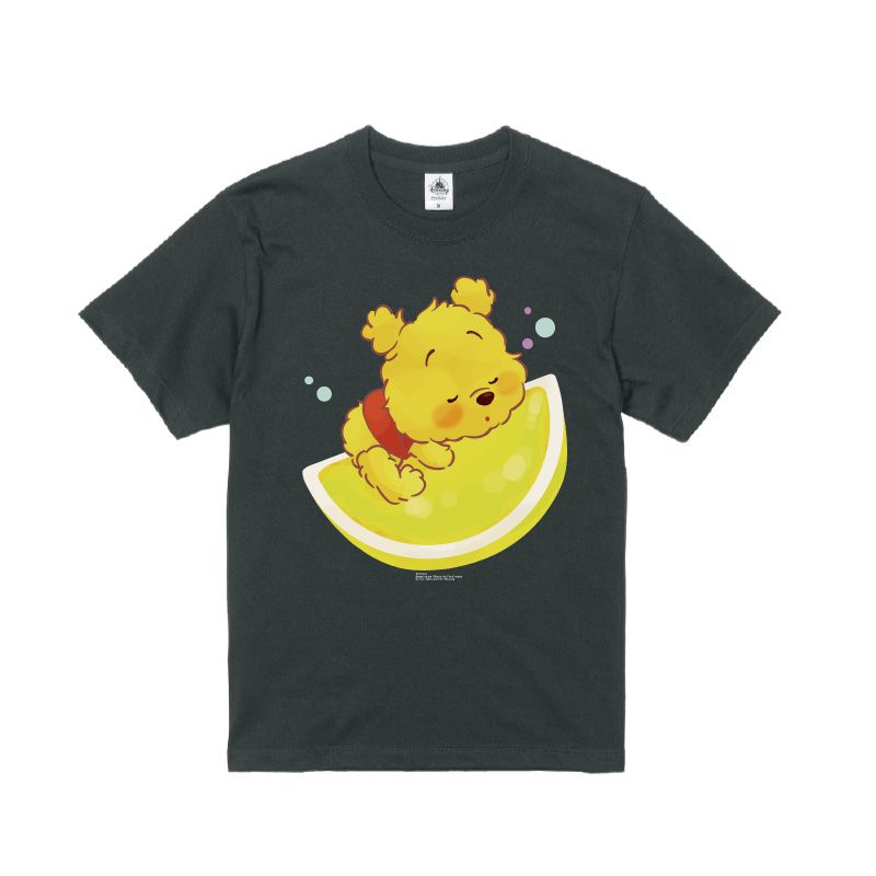 【D-Made】オーガニックコットンTシャツ もこもこ♪YUZU POOH プーさん 「おやすみ」