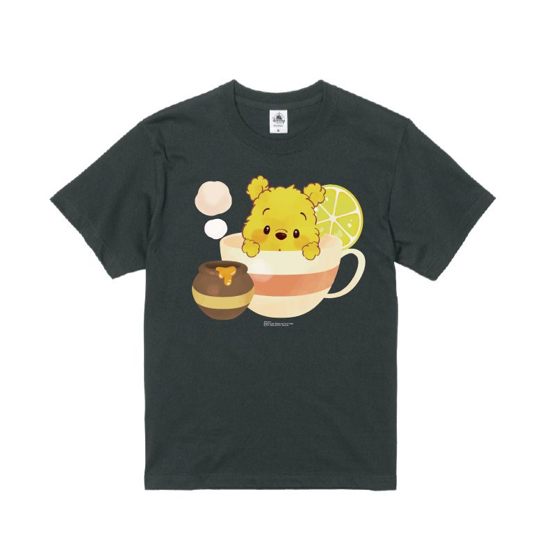 【D-Made】オーガニックコットンTシャツ もこもこ♪YUZU POOH プーさん 「おつかれさま」