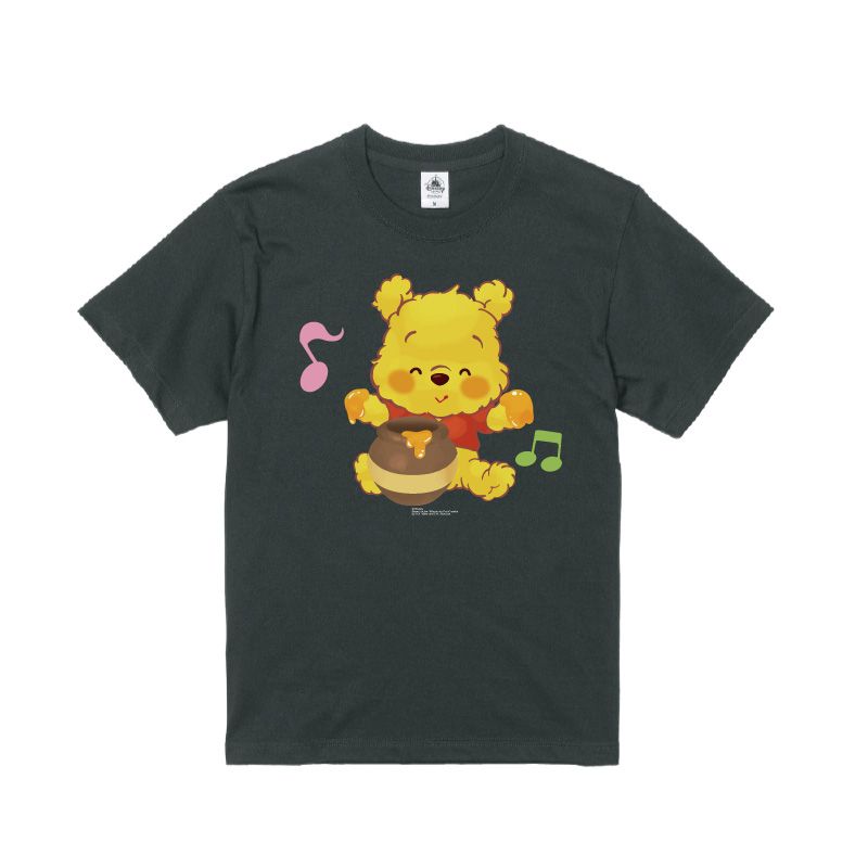 【D-Made】オーガニックコットンTシャツ もこもこ♪YUZU POOH プーさん