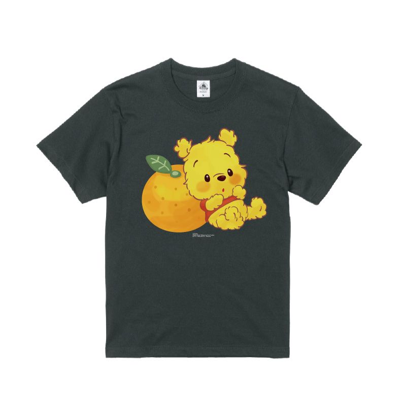 【D-Made】オーガニックコットンTシャツ もこもこ♪YUZU POOH プーさん 「ふぅ・・・」