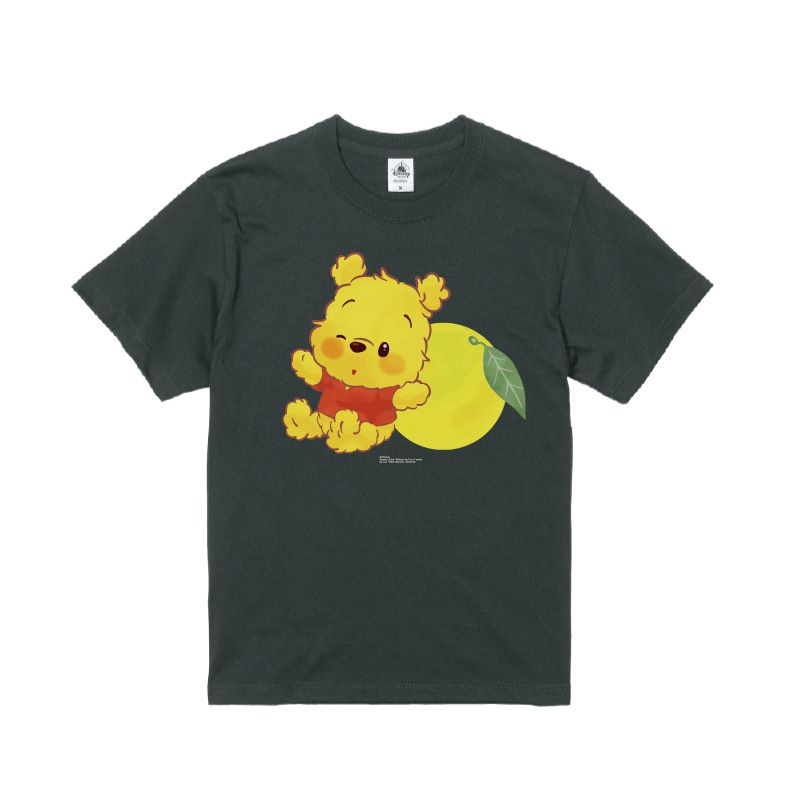 【D-Made】オーガニックコットンTシャツ もこもこ♪YUZU POOH プーさん&ピグレット 「ばいばい！」