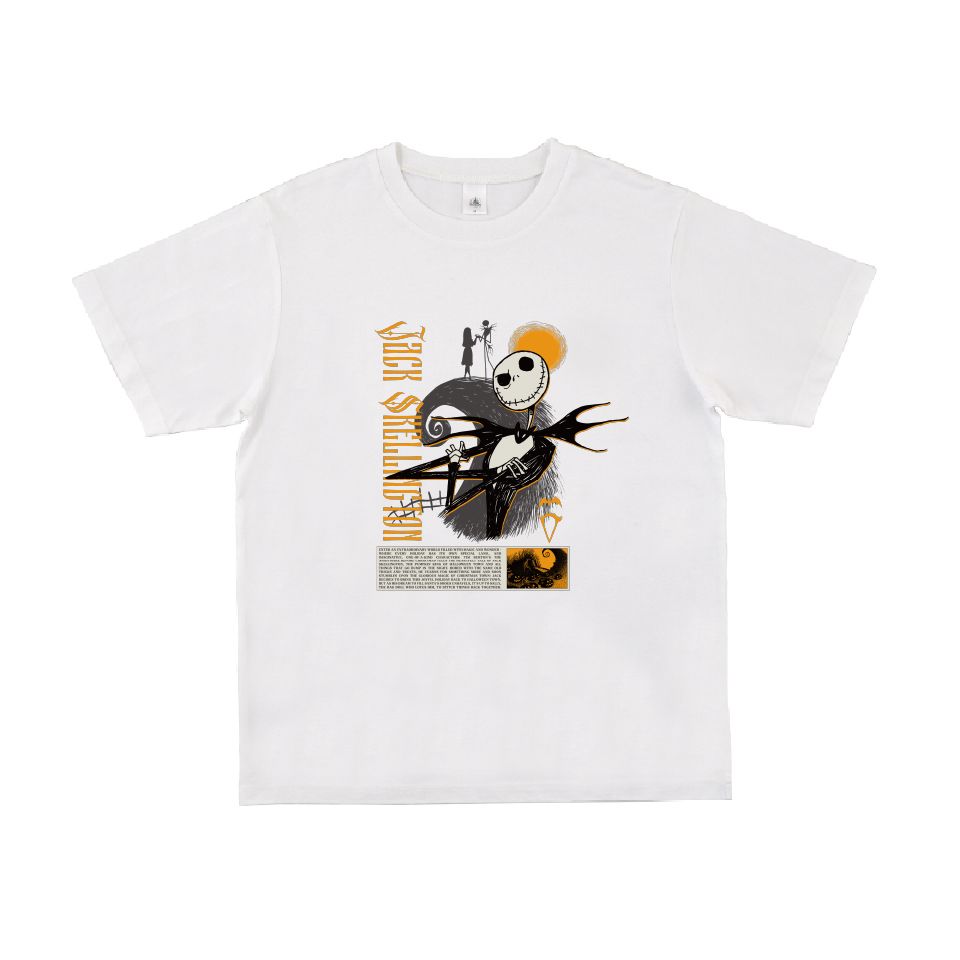 【D-Made】Tシャツ ティム・バートン ナイトメアー・ビフォア・クリスマス JACK SKELLINGTON (期間限定11月3日まで)