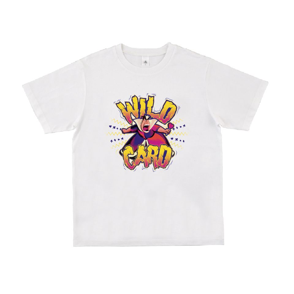 【D-Made】Tシャツ ディズニー ヴィランズ ハートの女王 WILD CARD (期間限定11月3日まで)