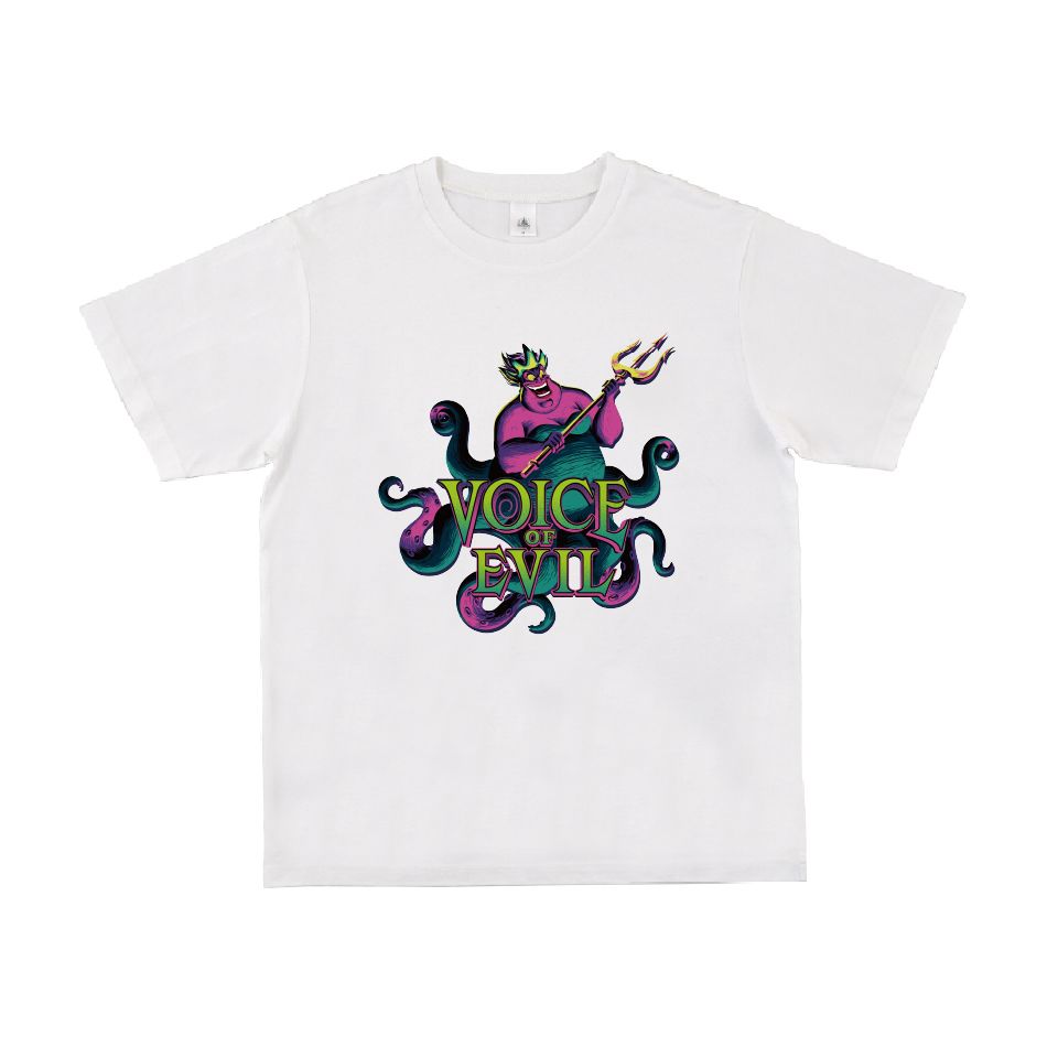 【D-Made】Tシャツ ディズニー ヴィランズ アースラ VOICE OF EVIL (期間限定11月3日まで)