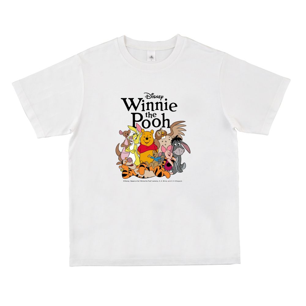 【D-Made】Tシャツ Winnie the Pooh 100周年記念 集合A(期間限定 3月30日まで)