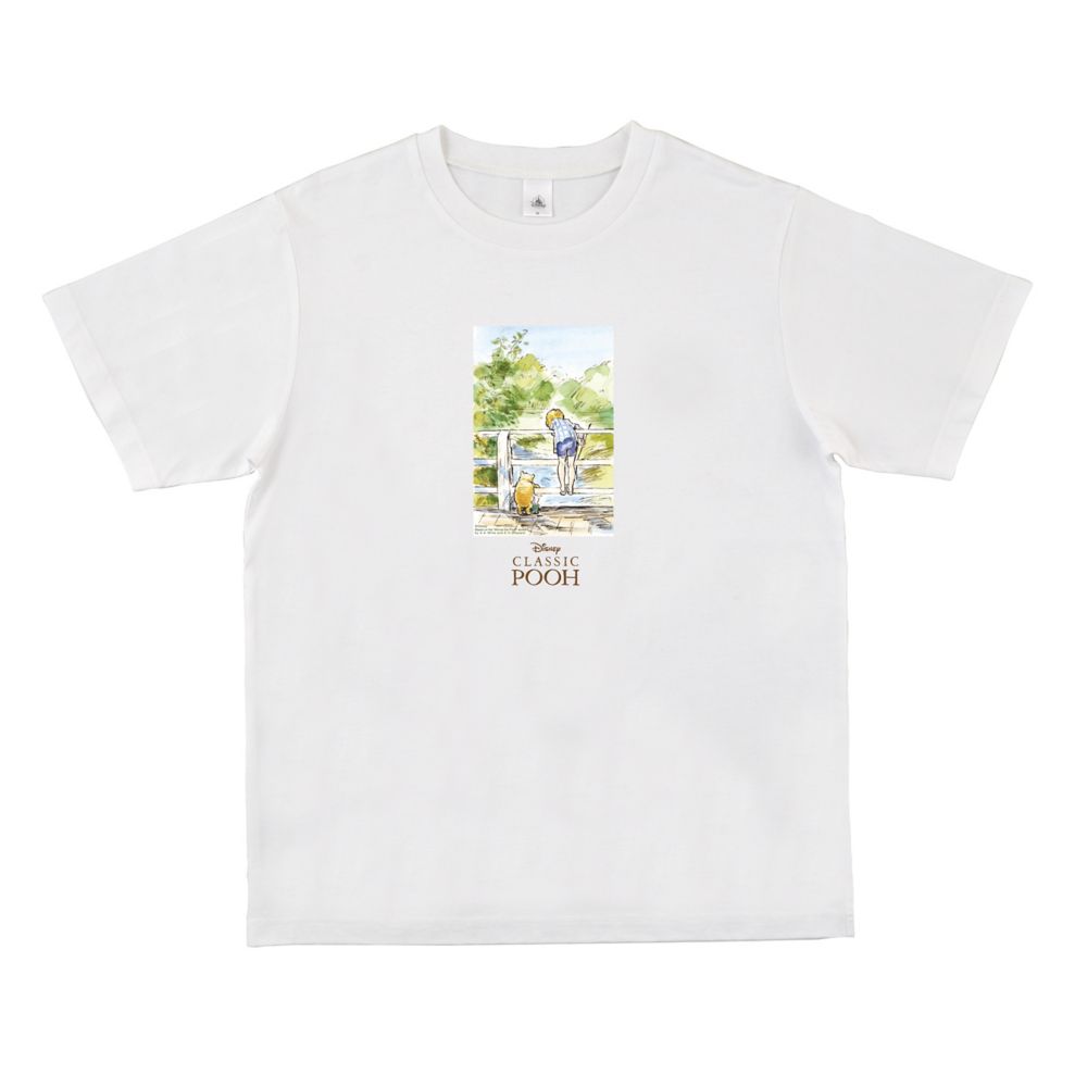 【D-Made】Tシャツ Winnie the Pooh 100周年記念 クリストファーロビン＆プー＆ピグレット(期間限定 3月30日まで)