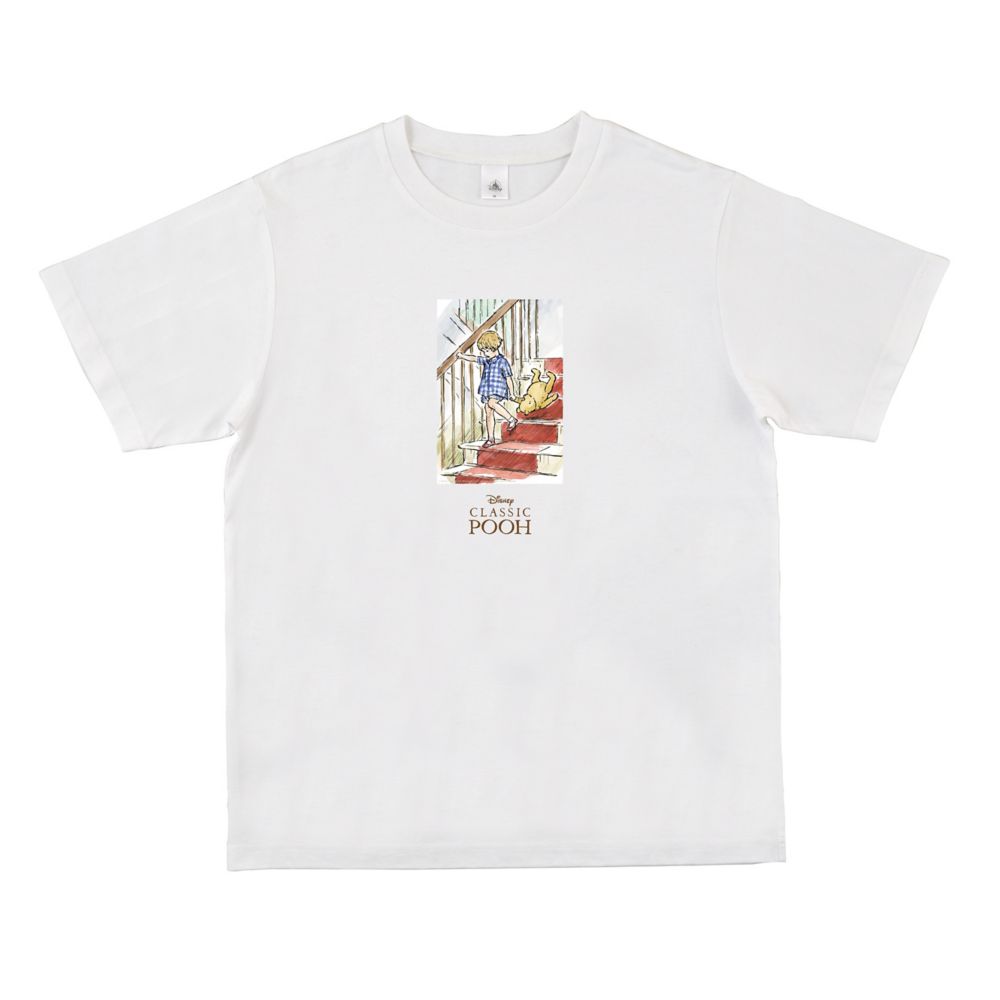 【D-Made】Tシャツ Winnie the Pooh 100周年記念 プーさんとクリストファーロビンA(期間限定 3月30日まで)