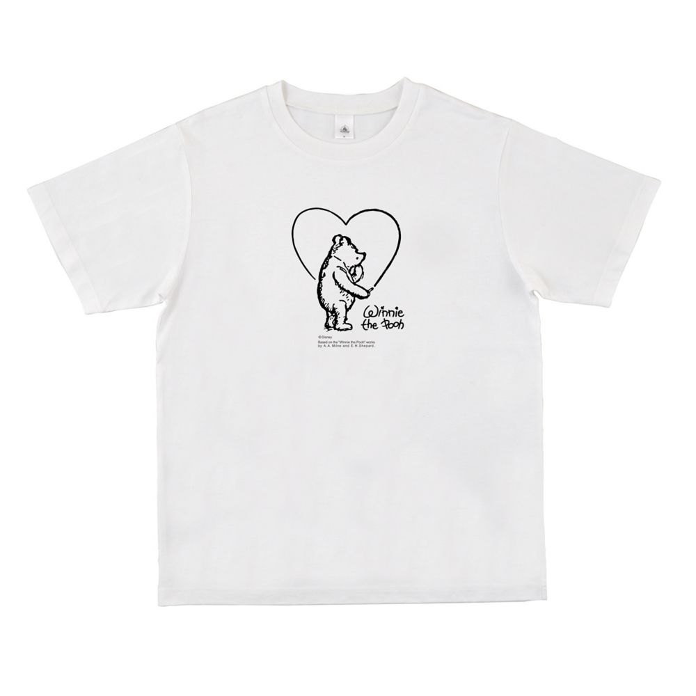 【D-Made】Tシャツ Winnie the Pooh 100周年記念 ハート(期間限定 3月30日まで)