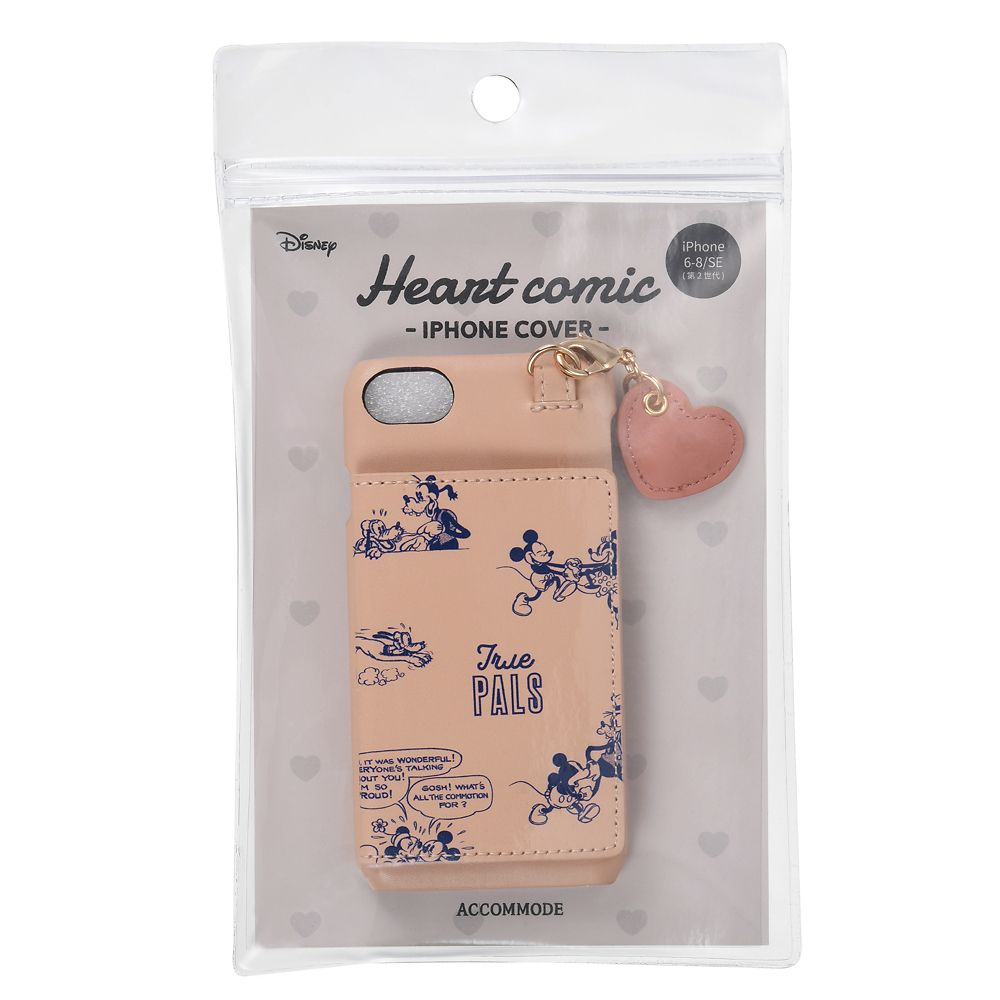 公式 ショップディズニー Accommode ミッキー フレンズ Iphone 6 7 8 Se 第2世代 用スマホケース カバー ハート コミック