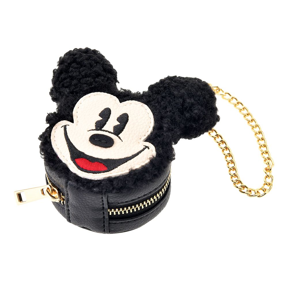 公式 ショップディズニー Accommode ミッキー ポーチ ダイカット ボアチャーム