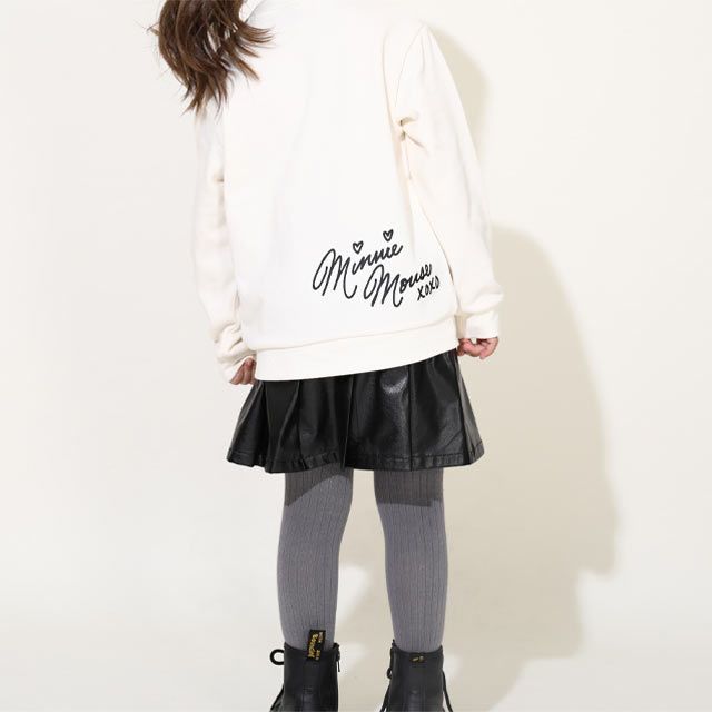 【ベビードール】ミニー 親子お揃い ヒョウ柄ボアポケットトレーナー 0004K 子供服 キッズ 男の子 女の子