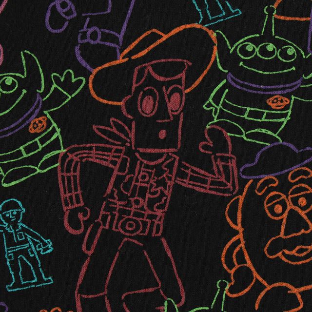 【ベビードール】トイ・ストーリー 裏毛総柄ドッキングロンパース 0005B / ベビーサイズ 赤ちゃん 出産祝い 贈り物 プレゼント リンクコーデ ペアルック 親子コーデ ベビー服 ウッディ バズ・ライトイヤー ハム リトルグリーンメン ポテトヘッド グリーンアーミーメン