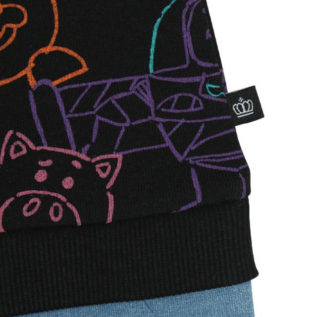 【ベビードール】トイ・ストーリー 裏毛総柄ドッキングロンパース 0005B / ベビーサイズ 赤ちゃん 出産祝い 贈り物 プレゼント リンクコーデ ペアルック 親子コーデ ベビー服 ウッディ バズ・ライトイヤー ハム リトルグリーンメン ポテトヘッド グリーンアーミーメン