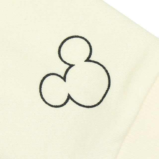 【ベビードール】ミッキー ヒョウ柄ボアポケットドッキングロンパース 0006B / ベビーサイズ 赤ちゃん 出産祝い 贈り物 プレゼント リンクコーデ ペアルック 親子コーデ ベビー服 スウェット素材