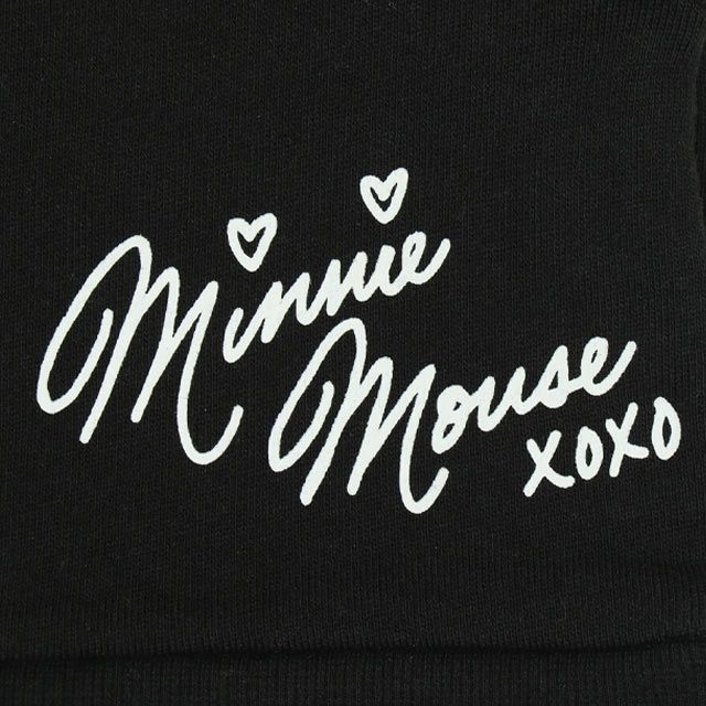 【ベビードール】ミニー ヒョウ柄ボアポケットドッキングロンパース 0006B / ベビーサイズ 赤ちゃん 出産祝い 贈り物 プレゼント リンクコーデ ペアルック 親子コーデ ベビー服 スウェット素材