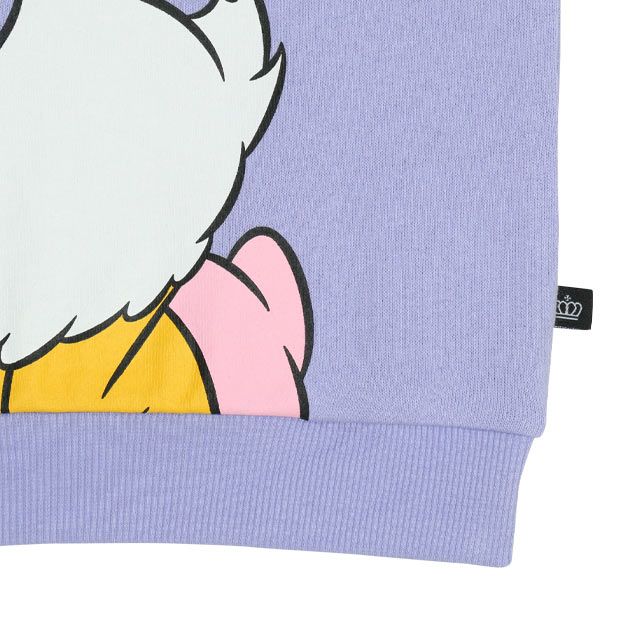 【ベビードール】デイジー 親子お揃い BIGフェイスチュニック丈ワンピース 0026K / ベビーサイズ キッズ トップス トレーナー ワンピ ロング丈 スウェット素材 春秋冬