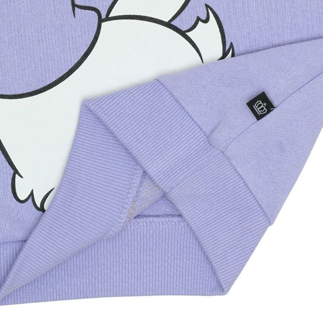 【ベビードール】デイジー 親子お揃い BIGフェイスチュニック丈ワンピース 0026K / ベビーサイズ キッズ トップス トレーナー ワンピ ロング丈 スウェット素材 春秋冬