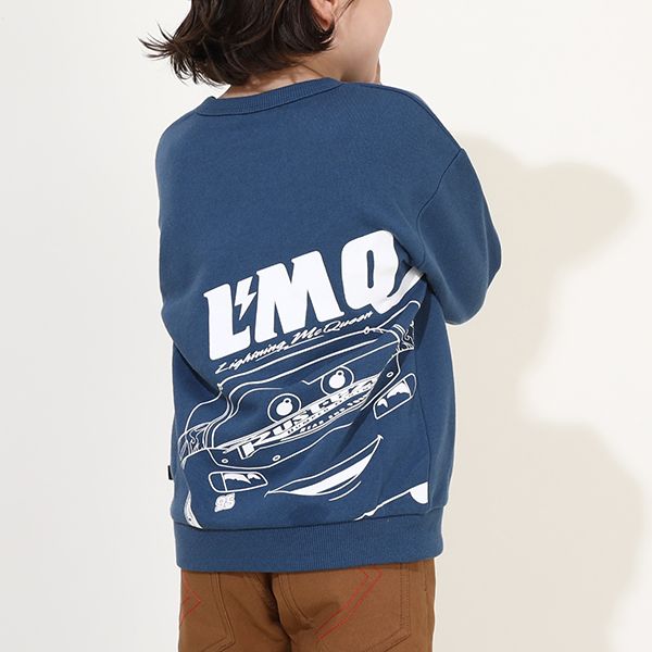 【ベビードール】カーズ 蓄光トレーナー 0036K / ライトニング・マックィーン スウェット素材 プルオーバー フードなし ベビーサイズ キッズ 男の子