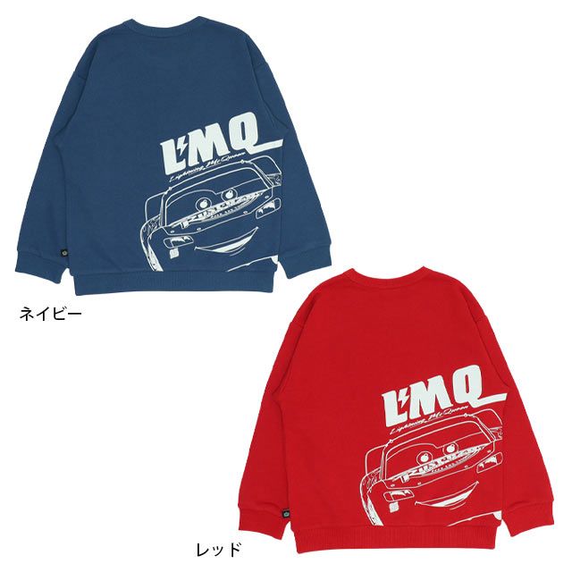 【ベビードール】カーズ 蓄光トレーナー 0036K / ライトニング・マックィーン スウェット素材 プルオーバー フードなし ベビーサイズ キッズ 男の子