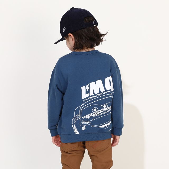 【ベビードール】カーズ 蓄光トレーナー 0036K / ライトニング・マックィーン スウェット素材 プルオーバー フードなし ベビーサイズ キッズ 男の子