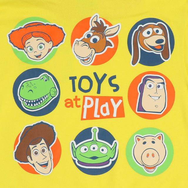 【ベビードール】トイ・ストーリー キャラクターパーカー 0038K / ウッディ バズ・ライトイヤー ジェシー ブルズアイ レックス ハム スリンキー エイリアン 長袖 トップス プルオーバー セミワイドシルエット ベビーサイズ キッズ