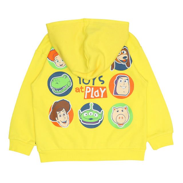 【ベビードール】トイ・ストーリー キャラクターパーカー 0038K / ウッディ バズ・ライトイヤー ジェシー ブルズアイ レックス ハム スリンキー エイリアン 長袖 トップス プルオーバー セミワイドシルエット ベビーサイズ キッズ