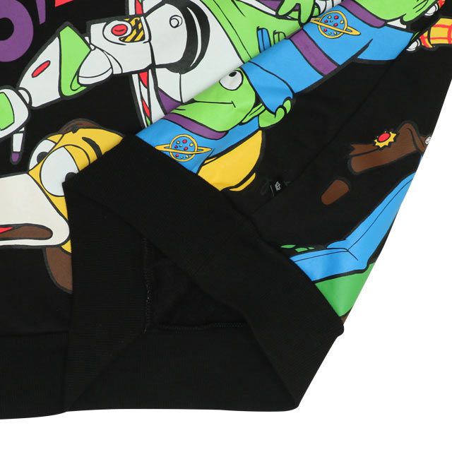 【ベビードール】親子お揃い トイ・ストーリー キャラクター裏起毛トレーナー 0039A / ウッディ バズ・ライトイヤー レックス スリンキー エイリアン トップス 長袖 クルーネック リンクコーデ あたたかい 大人 ユニセックス 男女兼用 レディース メンズ