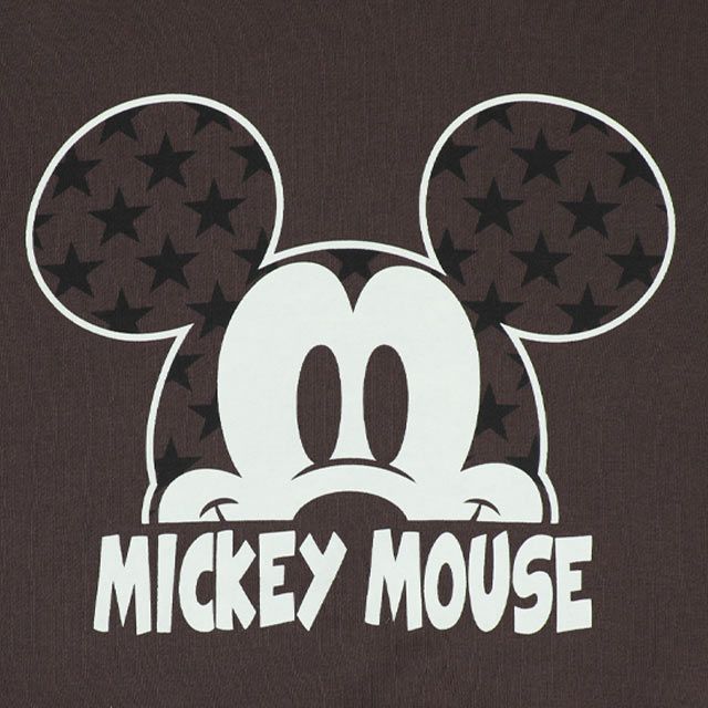 【ベビードール】ミッキー キャラクター 裏起毛パーカー 0040K / ベビーサイズ キッズ 長袖 トップス プルオーバー セミワイド