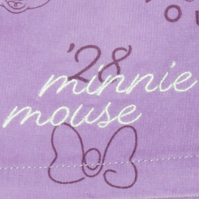 【ベビードール】ミニー コーデュロイ ショートパンツ 0042K / ベビーサイズ キッズ リンクコーデ おそろい ストレッチコーデュロイ キュロット ウエストゴム 楽ちん