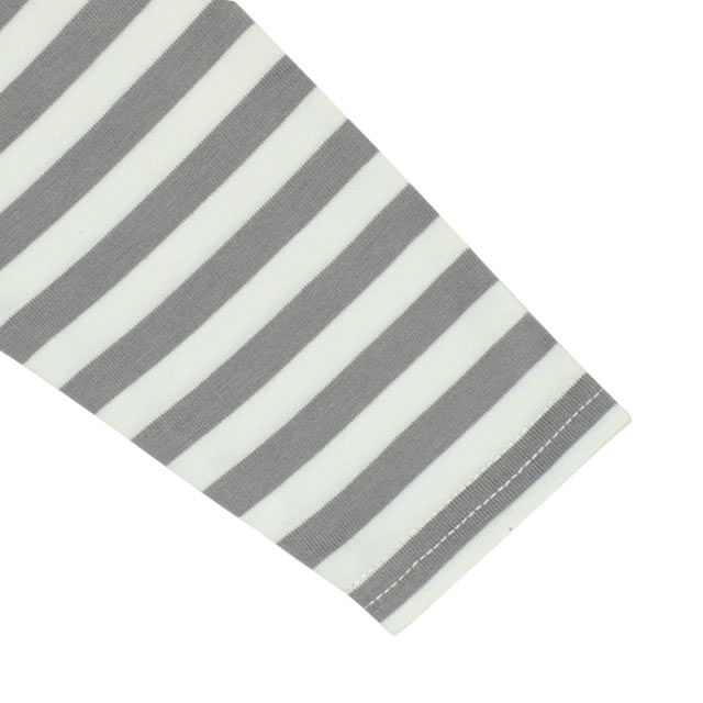 【ベビードール】ミッキー コーデュロイ サロペットロンパース 2点セット 0043B / ベビーサイズ 出産祝い セットアイテム ストレッチコーデュロイ ボーダー 長袖 ロンT ボディスーツ 肩紐調整可 股下スナップボタン