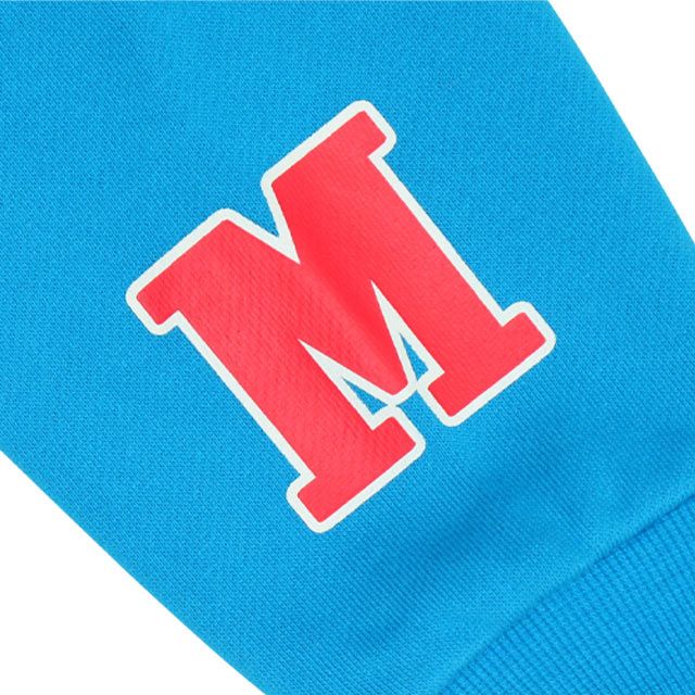 【ベビードール】ミッキー 親子お揃い カラフルロゴ トレーナー 0044K / ベビーサイズ キッズ ファミリーコーデ おそろい スウェット素材 長袖 トップス クルーネック セミワイド