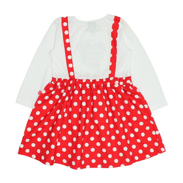 【ベビードール】ミニー 豪華3点セット 0086K / キッズ コーデセット 長袖 ワンピース スカート シュシュ ヘアアクセサリー バッグ 鞄 かばん ショルダーバッグ ガーリー