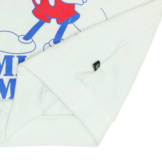 【ベビードール】ミッキー ドナルド 親子お揃い キャラクタートレーナー 0125K / ベビーサイズ キッズ プルオーバー スウェット素材 フード無し 長袖