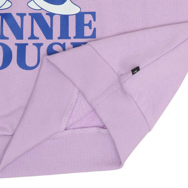 【ベビードール】ミニー デイジー 親子お揃い キャラクタートレーナー 0125K / ベビーサイズ キッズ プルオーバー スウェット素材 フード無し 長袖