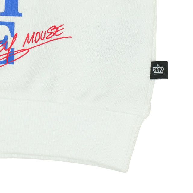 【ベビードール】ミッキー ドナルド 親子お揃い キャラクタートレーナー 0125A / ユニセックス 男女兼用 リンクコーデ ペアルック プルオーバー スウェット素材 長袖