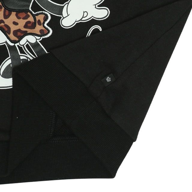 【ベビードール】ミッキー 親子お揃い ヒョウ柄キャラクタートレーナー 0130K 子供服 キッズ 男の子 女の子