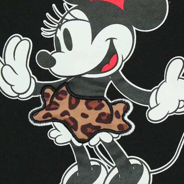 【ベビードール】ミニー 親子お揃い ヒョウ柄キャラクタートレーナー 0130K 子供服 キッズ 男の子 女の子