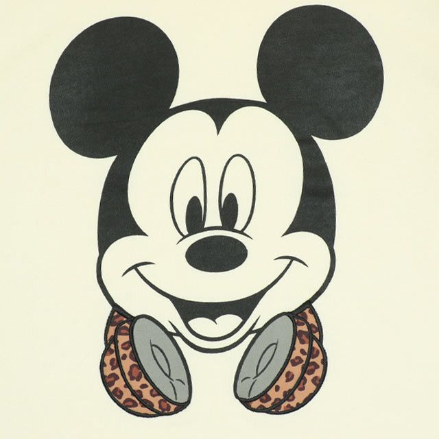 【ベビードール】ミッキー 親子お揃い BIGフェイスキャラクターパーカー 0131A メンズ レディース