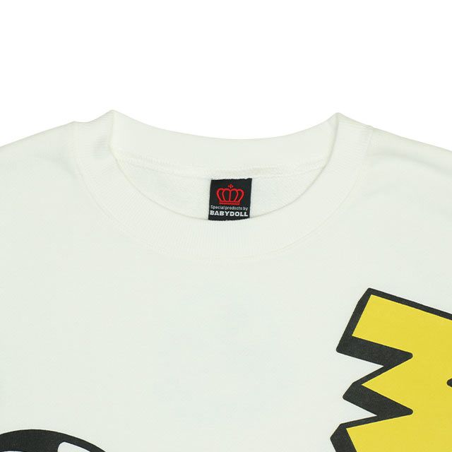 【ベビードール】ドナルド 親子お揃い BIGキャラクタートレーナー 0188A / 大人 ユニセックス 男女兼用 リンクコーデ ペアルック 親子コーデ トップス 長袖 プルオーバー フード無し