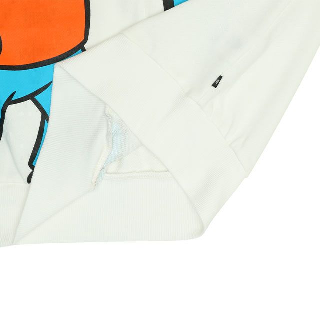 【ベビードール】デイジー 親子お揃い BIGキャラクタートレーナー 0188A / 大人 ユニセックス 男女兼用 リンクコーデ ペアルック 親子コーデ トップス 長袖 プルオーバー フード無し