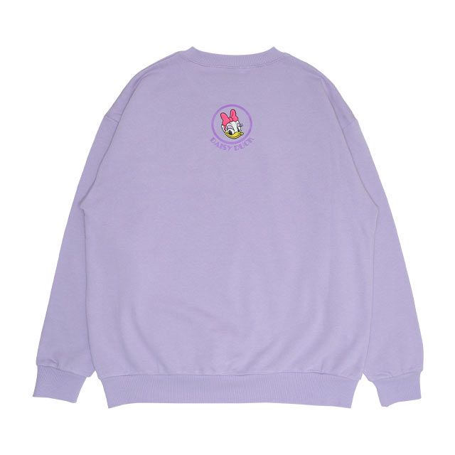 【ベビードール】デイジー 親子お揃い BIGキャラクタートレーナー 0188A / 大人 ユニセックス 男女兼用 リンクコーデ ペアルック 親子コーデ トップス 長袖 プルオーバー フード無し