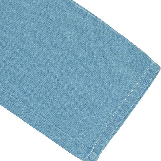 【ベビードール】ミニー デイジー ワイドストレートデニムロングパンツ 0190K / ベビーサイズ キッズ ボトムス 長ズボン ジーパン ダメージ加工 ゆったり 楽ちん