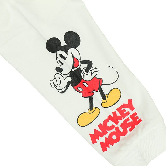 【ベビードール】ミッキー ドナルド デニムドッキングロンパース 0195B / ベビー服 リンクコーデ ペアルック 親子コーデ つなぎ 長袖 ボディ肌着 出産祝い 贈り物 プレゼント 天竺素材