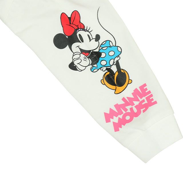 【ベビードール】ミニー デイジー デニムドッキングロンパース 0195B / ベビー服 リンクコーデ ペアルック 親子コーデ つなぎ 長袖 ボディ肌着 出産祝い 贈り物 プレゼント 天竺素材