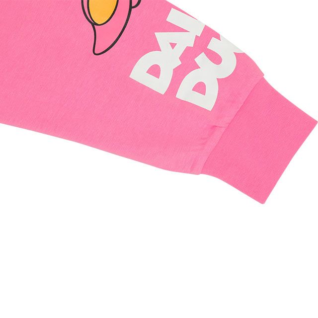 【ベビードール】ミッキー ドナルド 親子お揃い 袖キャラクタ ーロンT 0199A / 大人 ユニセックス 男女兼用 リンクコーデ ペアルック 親子コーデ トップス 長袖 クルーネック カットソー 天竺素材