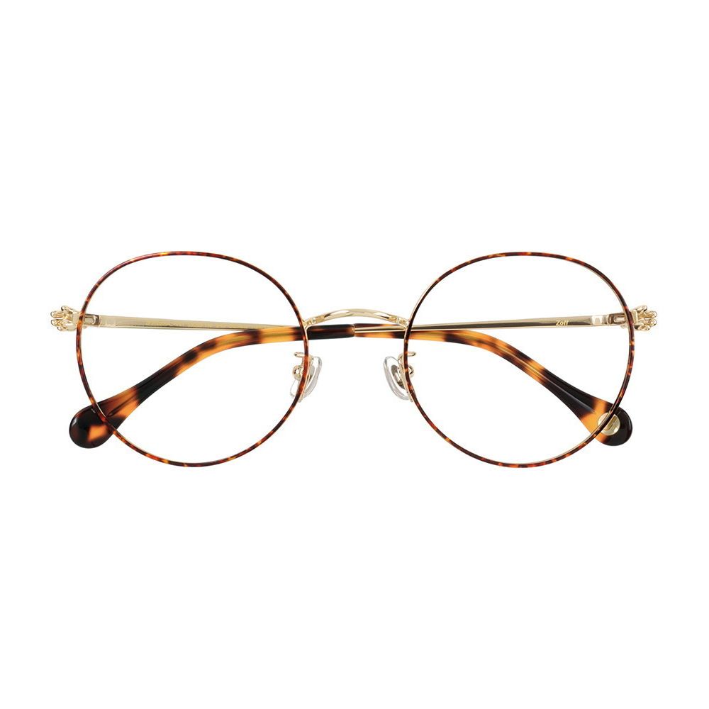 Zoff ミッキー ボストン型 メタル メガネ フリーサイズ ZF202006