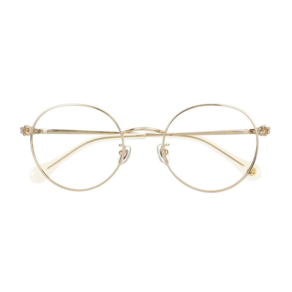 Zoff ミッキー ボストン型 メタル メガネ フリーサイズ ZF202006