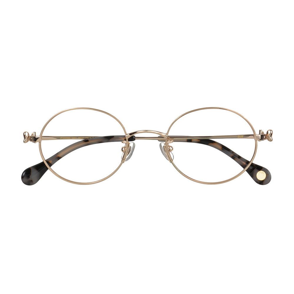 Zoff ミニーマウス オーバル型 メタル メガネ フリーサイズ ZF202008